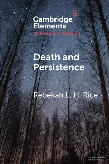 Book cover of: Death and Persistence. By: Rebekah L. H. Rice