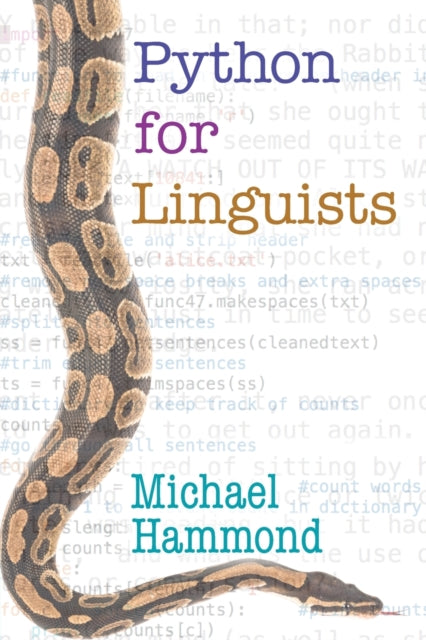 Book cover of: Python for Linguists. By: Michael Hammond