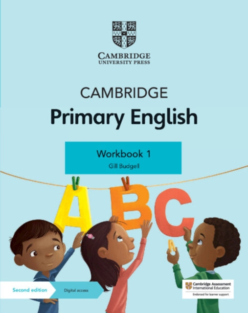 Book cover of: Cambridge Primary English Workbook 1 with Digital Access (1 Year). By: Gill Budgell