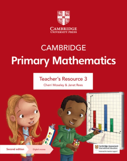 Book cover of: Cambridge Primary Mathematics Teacher's Resource 3 with Digital Access. By: Cherri Moseley