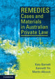Book cover of: Remedies Cases and Materials in Australian Private Law. By: Katy Barnett