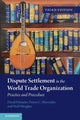 Book cover of: Dispute Settlement in the World Trade Organization. By: N. David Palmeter