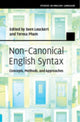 Book cover of: Non-Canonical English Syntax
