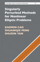 Book cover of: Singularly Perturbed Methods for Nonlinear Elliptic Problems. By: Daomin Cao