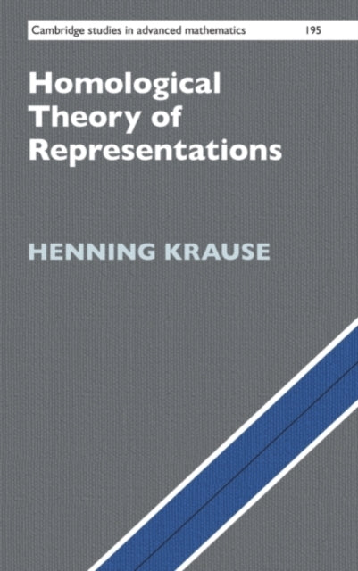 Book cover of: Homological Theory of Representations. By: Henning Krause