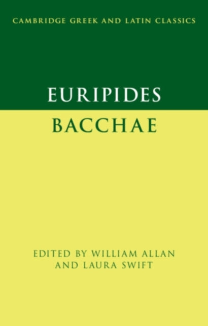 Book cover of: Euripides: Bacchae. By: Euripides