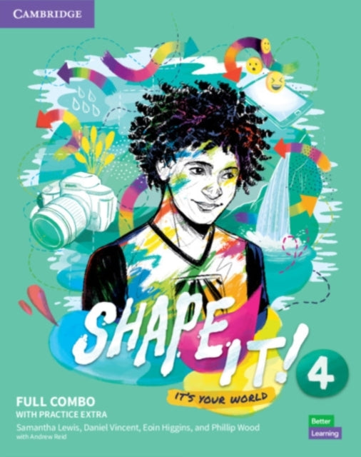 Book cover of: Shape It! Level 4 Full Combo Student's Book and Workbook with Practice Extra. By: Samantha Lewis