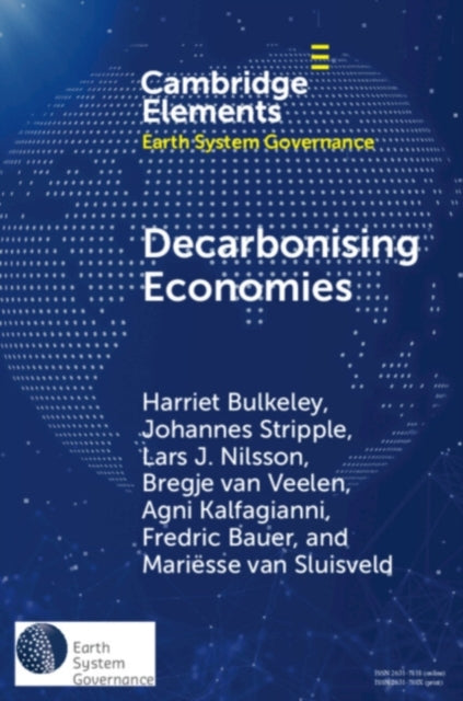 Book cover of: Decarbonising Economies. By: Harriet Bulkely