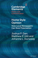 Book cover of: Home Style Opinion. By: Joshua P. Darr