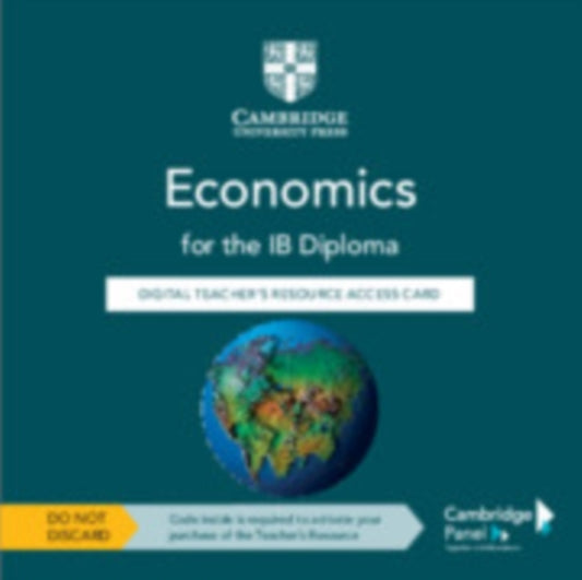 Book cover of: Economics for the IB Diploma Digital Teacher's Resource Access Card. By: Ellie Tragakes