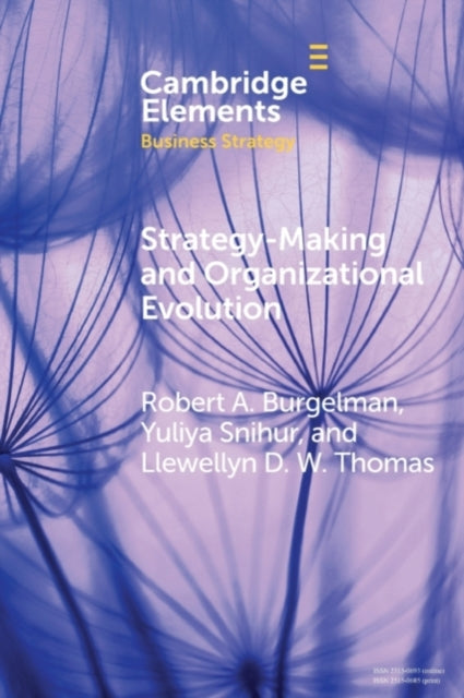 Book cover of: Strategy-Making and Organizational Evolution. By: Robert Alexander Burgelman