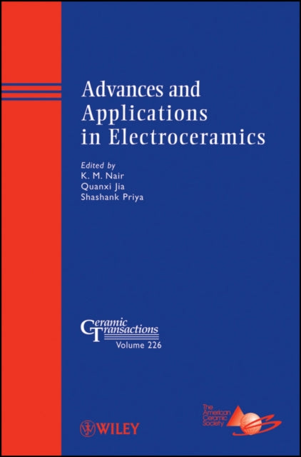 Book cover of: Advances and Applications in Electroceramics. By: K. M. Nair
