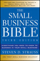 Book cover of: Small Business Bible. By: Steven D. Strauss