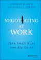 Book cover of: Negotiating at Work