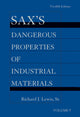 Book cover of: Sax's Dangerous Properties of Industrial Materials, 5 Volume Set, Print and CD Package. By: Lewis, Richard J., Sr.