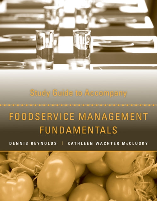 Book cover of: Foodservice Management Fundamentals, Study Guide