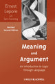 Book cover of: Meaning and Argument