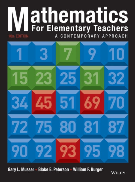 Book cover of: Mathematics for Elementary Teachers. By: Gary L. Musser