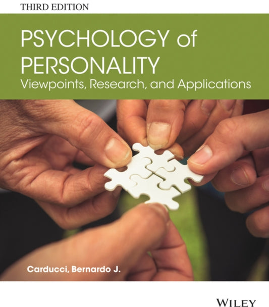 Book cover of: Psychology of Personality. By: Bernardo J. Carducci