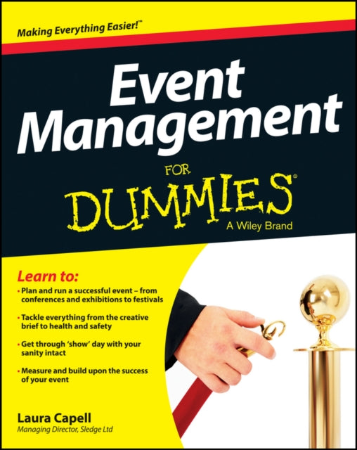 Book cover of: Event Management For Dummies. By: Consumer Dummies Staff