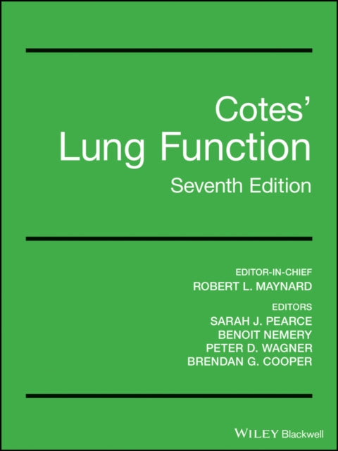 Book cover of: Lung Function. By: John E. Cotes