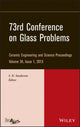 Book cover of: 73rd Conference on Glass Problems, Volume 34, Issue 1. By: S. K. Sundaram