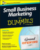 Book cover of: Small Business Marketing For Dummies. By: Paul Lancaster