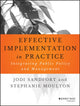 Book cover of: Effective Implementation In Practice