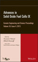Book cover of: Advances in Solid Oxide Fuel Cells IX, Volume 34, Issue 4. By: Narottam P. Bansal