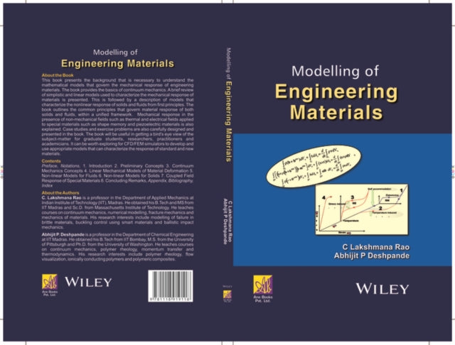 Book cover of: Modelling of Engineering Materials. By: C. Lakshmana Rao