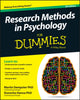 Book cover of: Research Methods in Psychology For Dummies. By: Martin Dempster