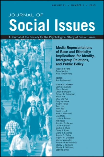 Book cover of: Media Representations of Race and Ethnicity. By: Dana Mastro