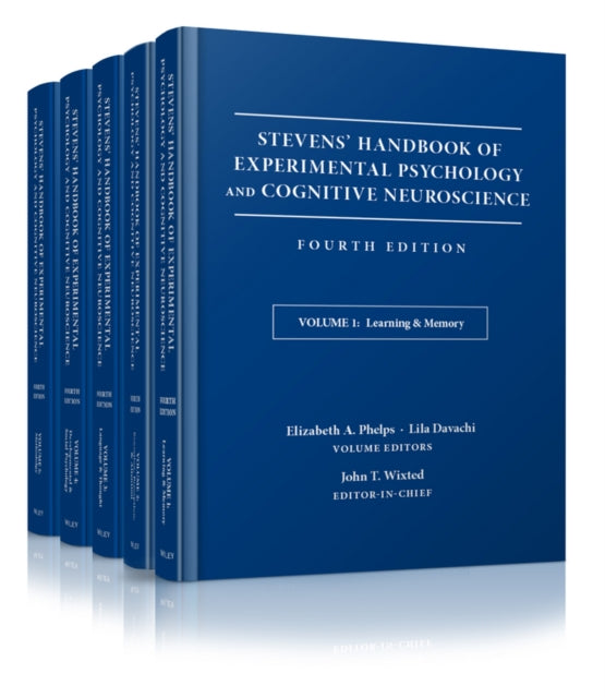 Book cover of: Stevens' Handbook of Experimental Psychology and Cognitive Neuroscience, Set. By: John T. Wixted