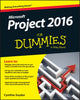 Book cover of: Project 2016 For Dummies. By: Cynthia Snyder