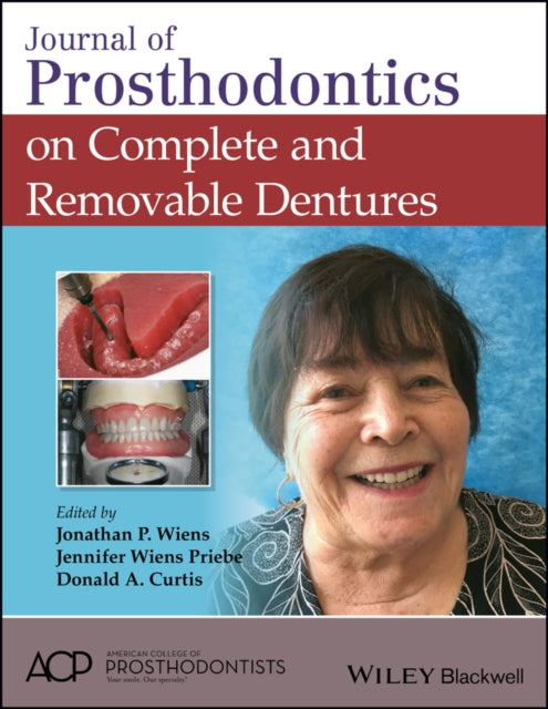Book cover of: Journal of Prosthodontics on Complete and Removable Dentures. By: Jonathan P. Wiens