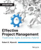 Book cover of: Effective Project Management. By: Robert K. Wysocki