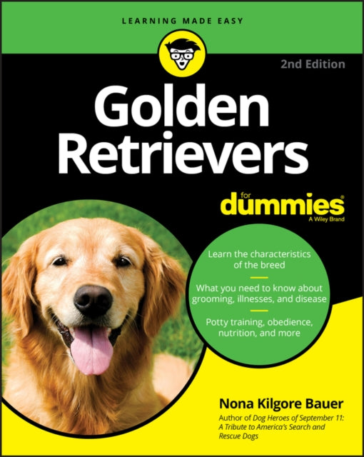 Book cover of: Golden Retrievers For Dummies. By: Nona K. Bauer