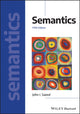Book cover of: Semantics. By: John I. Saeed