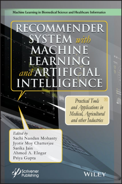 Book cover of: Recommender System with Machine Learning and Artificial Intelligence. By: Sachi Nandan Mohanty