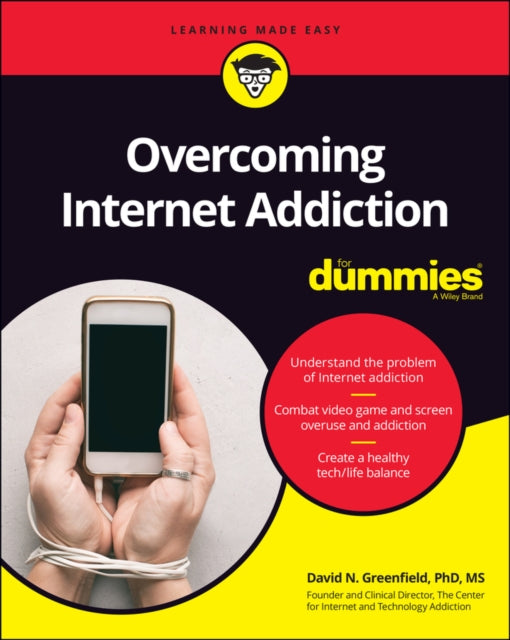 Book cover of: Overcoming Internet Addiction For Dummies. By: David Greenfield