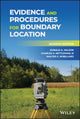 Book cover of: Evidence and Procedures for Boundary Location. By: Wilson, Donald A.
