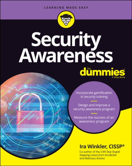 Book cover of: Security Awareness For Dummies. By: Ira Winkler