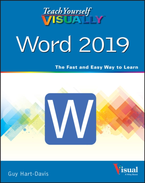 Book cover of: Teach Yourself VISUALLY Word 2019. By: Guy Hart-Davis