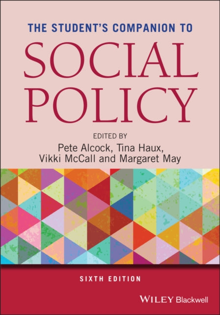 Book cover of: Student's Companion to Social Policy. By: Pete Alcock