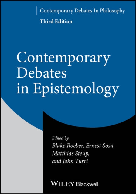 Book cover of: Contemporary Debates in Epistemology. By: Matthias Steup