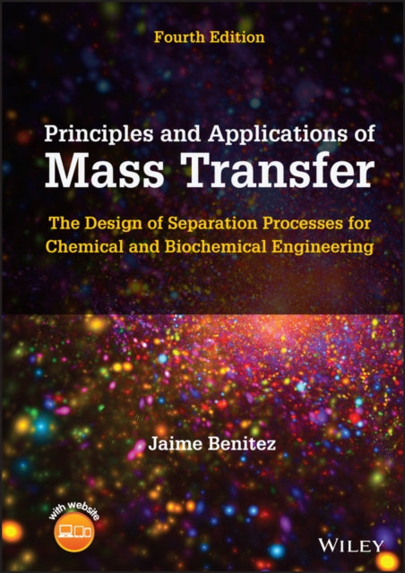 Book cover of: Principles and Applications of Mass Transfer. By: Jaime Benitez