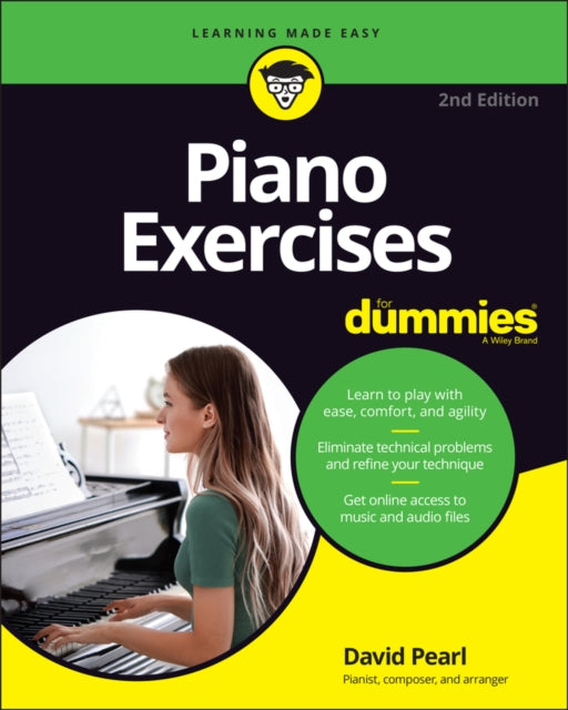 Book cover of: Piano Exercises For Dummies. By: David Pearl