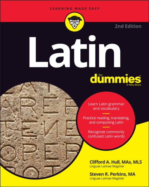Book cover of: Latin For Dummies. By: Clifford A. Hull