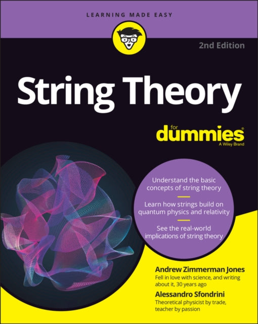 Book cover of: String Theory For Dummies. By: Andrew Zimmerman Jones