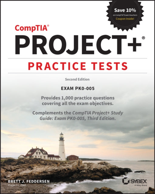 Book cover of: CompTIA Project+ Practice Tests. By: Brett J. Feddersen